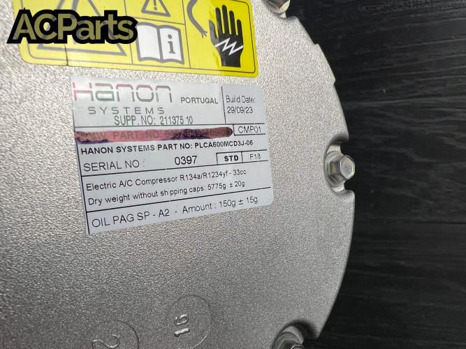 Компрессор кондиционера 64529496109 BMW 3 G20/G21, 5 G30/G31, 7 G11/G12, X3 G01, X5 G05; MINI Cooper S Countryman, Cooper SE Countryman 